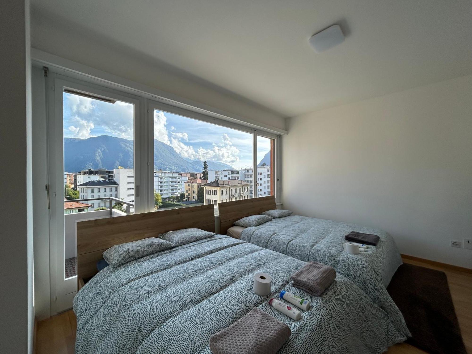 Switzerland Apartment Lugano Central Location Bagian luar foto
